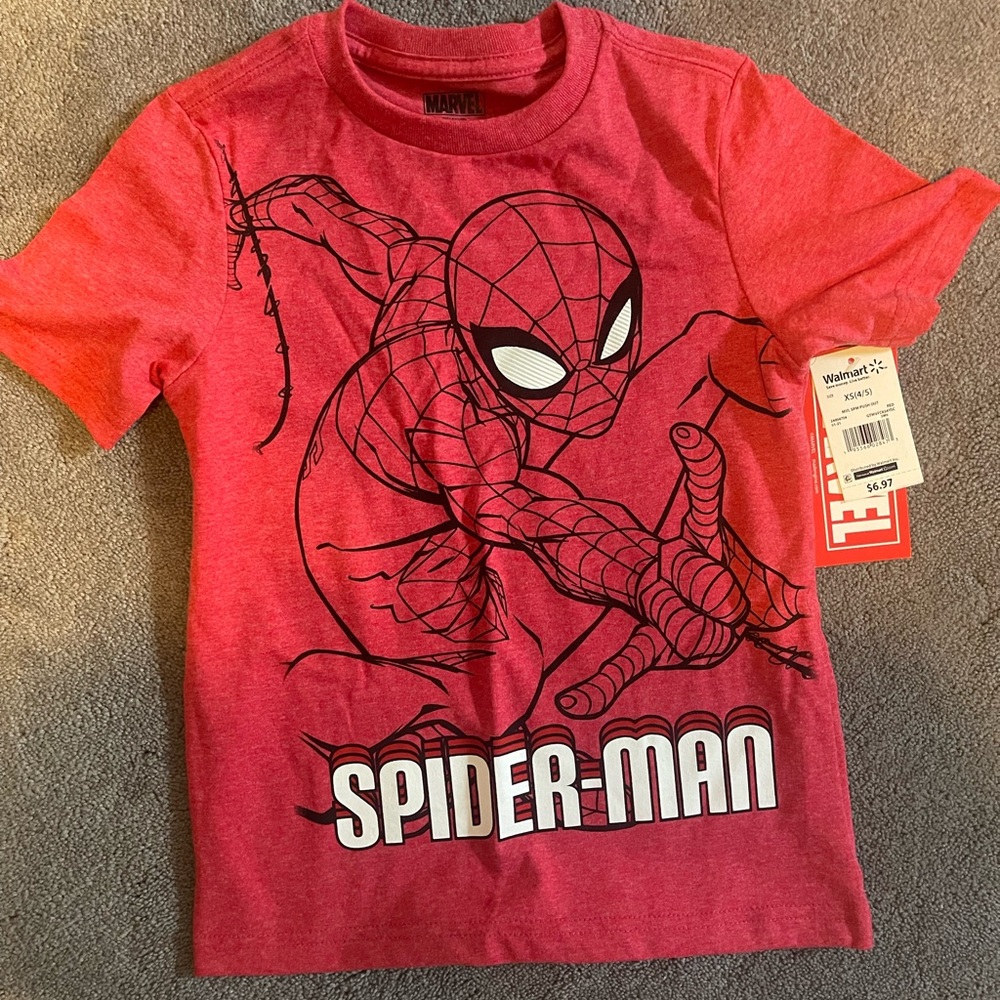 4/5 XS Spider-Man T-shirt